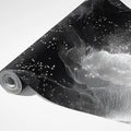 Fiber Optic Floral Mural Wallpaper — High-Contrast Modern Art Mural Wallpaper - room preview 03
