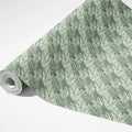 Diagonal Knit Texture Mural Wallpaper in Muted Sage Mural Wallpaper - room preview 03