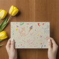 Cat and Kite Sketch Mural Wallpaper —Hand-Drawn Whimsical Pattern Mural Wallpaper - room preview 03