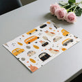 Kawaii Car and Owl Doodle Mural Wallpaper — Playful Autumn Motif Mural Wallpaper - room preview 03