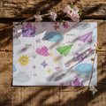 Doodle Kingdom Mural Wallpaper —Whimsical Hand-Drawn Design Mural Wallpaper - room preview 03