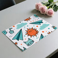 Playful Adventure Doodle Mural Wallpaper — Whimsical Sketch Pattern Mural Wallpaper - room preview 03