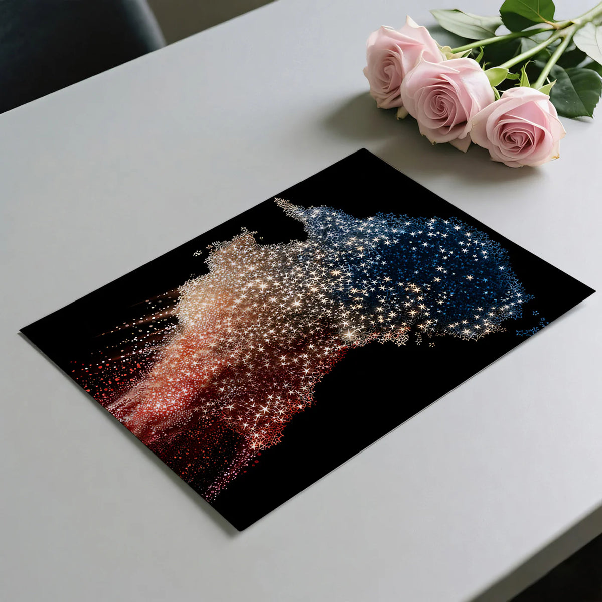 Australia Star Map Mural Wallpaper — Dynamic Cosmic Art Mural Wallpaper - room preview 03