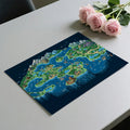 Isometric Pixel Island Map Mural Wallpaper — Retro Fantasy Art Mural Wallpaper - room preview 03