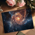 Spiral Galaxy Nebula Mural Wallpaper — Cosmic Fire and Ice Design Mural Wallpaper - room preview 03