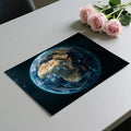 Full Earth View Mural Wallpaper — Celestial Satellite Globe Design Mural Wallpaper - room preview 03