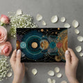 Celestial Mandala Mural Wallpaper — Intricate Cosmic Geometry Mural Wallpaper - room preview 03