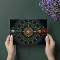 Celestial Mandala Mural Wallpaper — Intricate Cosmic Alignment Mural Wallpaper - room preview 03