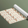Reindeer and Candy Cane Grid Mural Wallpaper — Whimsical Holiday Mural Wallpaper - room preview 03