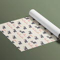 Pixelated Reindeer and Candy Cane Mural Wallpaper — Festive Retro Mural Wallpaper - room preview 03