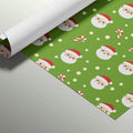 Merry Santa & Candy Cane Mural Wallpaper — Festive Holiday Green Mural Wallpaper - room preview 03