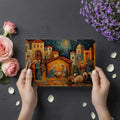 Nativity Oil Painting Mural Wallpaper — Impressionist Wall Art Mural Wallpaper - room preview 03