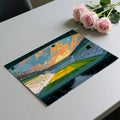 Sunrise Stadium Abstract Mural Wallpaper — Painterly Sport Motif Mural Wallpaper - room preview 03