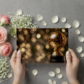 Golden Soccer Trophy Bokeh Mural Wallpaper — Cinematic Celebration Mural Wallpaper - room preview 03