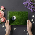 Soccer Pitch Grass Mural Wallpaper — Realistic Field Close-up Mural Wallpaper - room preview 03