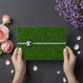 Soccer Pitch Field Mural Wallpaper — Sporty Graphic Minimalist Mural Wallpaper - room preview 03