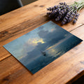 Old Master Sunset Seascape Mural Wallpaper — Dramatic Oil Painting Mural Wallpaper - room preview 03
