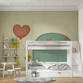 Elephant and Girl Heart Balloon Mural Wallpaper — Whimsical Decor Mural Wallpaper - room preview 03