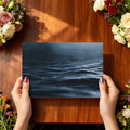 Midnight Ocean Wave Mural Wallpaper —Moody Cinematic Seascape Mural Wallpaper - room preview 03