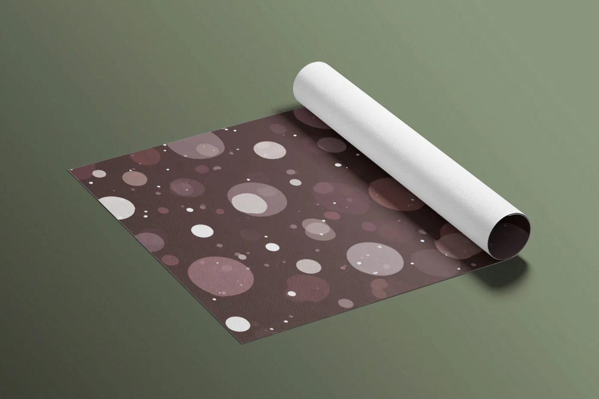 Dark Bokeh Dot Mural Wallpaper — Abstract Geometric Decor Mural Wallpaper - room preview 03