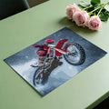 Motocross Action Mural Wallpaper — High-Octane Sport Illustration Mural Wallpaper - room preview 03