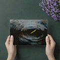 Kayak Vortex Mural Wallpaper — Dynamic Abstract Expressionism Mural Wallpaper - room preview 03
