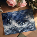 Snowboarder Powder Storm Mural Wallpaper — Dramatic Oil Paint Art Mural Wallpaper - room preview 03