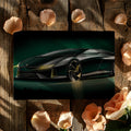 Futuristic Sports Car Sketch Mural Wallpaper —Modern Automotive Art Mural Wallpaper - room preview 03