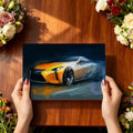 Automotive Concept Sketch Mural Wallpaper — Dynamic Sports Car Art Mural Wallpaper - room preview 03