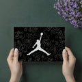 Basketball Contour Line Mural Wallpaper — Graphic Athletic Style Mural Wallpaper - room preview 03