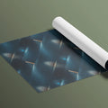 Abstract Blue Light Beam Mural Wallpaper — Modern Geometric Art Mural Wallpaper - room preview 03