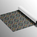 Micro Diamond Tapestry Mural Wallpaper — Dark Jewel Tone Repeat Mural Wallpaper - room preview 03