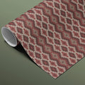 Nordic Knit Geometric Mural Wallpaper —Cozy Traditional Pattern Mural Wallpaper - room preview 03