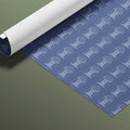 Minimalist Arch Grid Mural Wallpaper — Navy Blue Architectural Mural Wallpaper - room preview 03