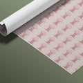Minimalist Arch Grid Mural Wallpaper — Soft Blush and Maroon Mural Wallpaper - room preview 03