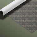 Micro Geometric Diagonal Mural Wallpaper — Dark Earthy Texture Mural Wallpaper - room preview 03