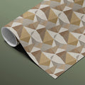 Abstract Geometric Diamond Mural Wallpaper — Earthy Prism Print Mural Wallpaper - room preview 03