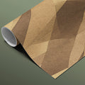 Abstract Geometric Segment Mural Wallpaper — Earthy Modern Tones Mural Wallpaper - room preview 03