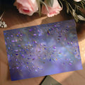 Ethereal Violet Vine Mural Wallpaper — Dreamy Floral Wall Decor Mural Wallpaper - room preview 03