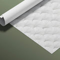 Geometric Scallop Fan Mural Wallpaper — Modern Minimalist Texture Mural Wallpaper - room preview 03