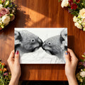 Koala Wireframe Mural Wallpaper — Modern Monochrome Line Art Mural Wallpaper - room preview 03