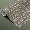 Geometric Micro-Tile Mural Wallpaper — Warm Earthy Texture Mural Wallpaper - room preview 03