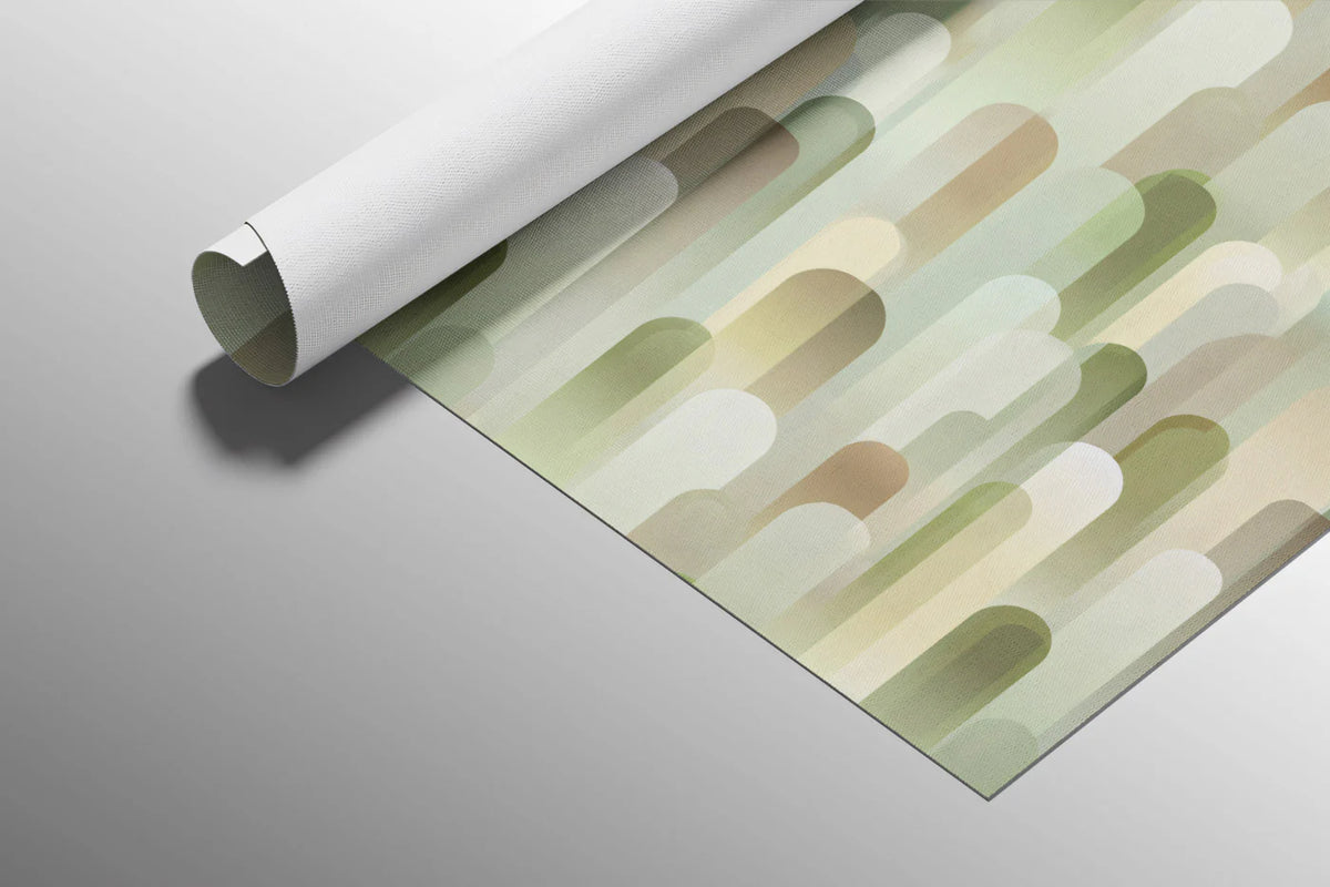 Stacked Capsule Mural Wallpaper — Ethereal Earthy Neutrals Mural Wallpaper - room preview 03