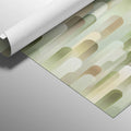 Stacked Capsule Mural Wallpaper — Ethereal Earthy Neutrals Mural Wallpaper - room preview 03