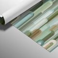 Capsule Cluster Mural Wallpaper — Mid-Century Geometric Print Mural Wallpaper - room preview 03