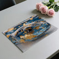 Gilded Serpent Macro Mural Wallpaper — Luxury Metallic Art Mural Wallpaper - room preview 03