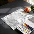 Monochrome Botanical Mural Wallpaper — Ink Sketch Jungle Mural Wallpaper - room preview 03