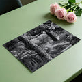 Primeval Fern Grove Mural Wallpaper — Dramatic Monochrome Etching Mural Wallpaper - room preview 03