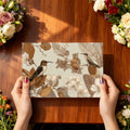 Vintage Hummingbird Mural Wallpaper — Botanical Line Art Mural Wallpaper - room preview 03