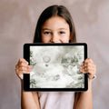 Floating Islands Storybook Mural Wallpaper — Whimsical Fantasy Mural Wallpaper - room preview 03